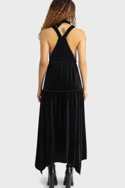 Ascended Maxi Pinafore Dress