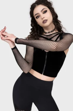 Bite Me Fishnet Bolero [B]