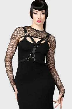 Bite Me Fishnet Bolero [B]