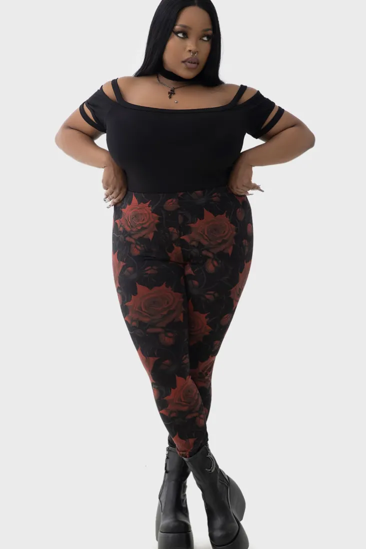 Blood Rose Leggings