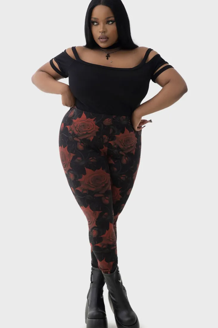 Blood Rose Leggings
