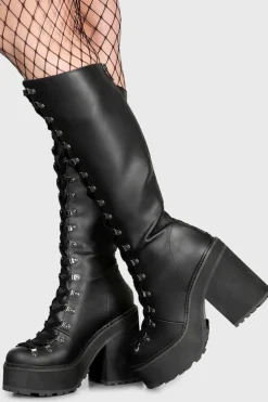 Bloodletting Knee-High Boots