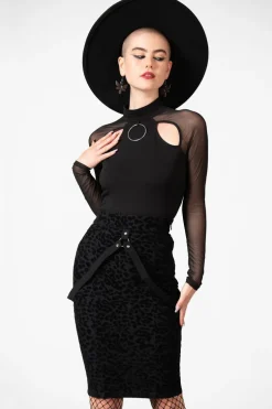 Catty Queen Midi Skirt