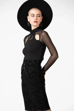 Catty Queen Midi Skirt