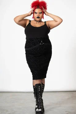Catty Queen Midi Skirt