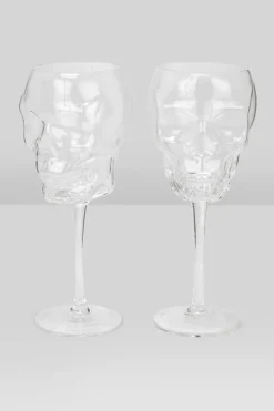 Cranium Wine Glasses [CLEAR]