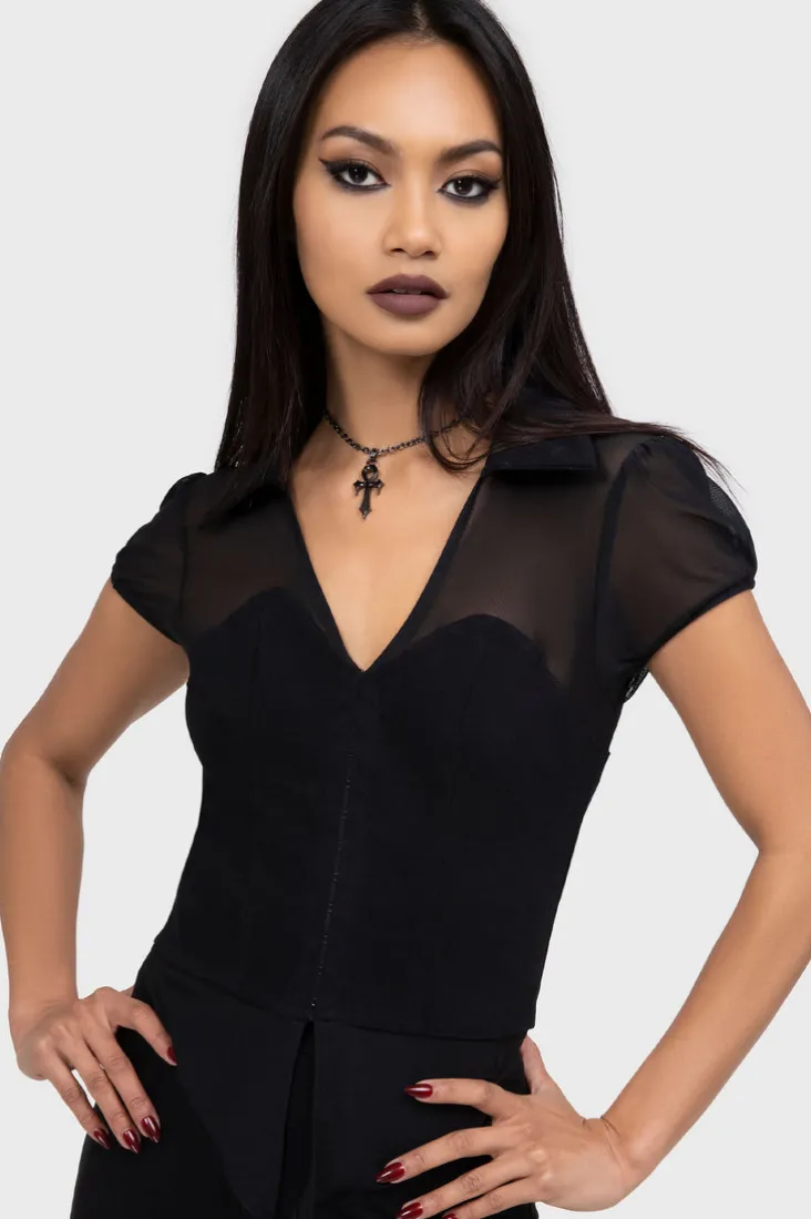 Cryptic Cora Top