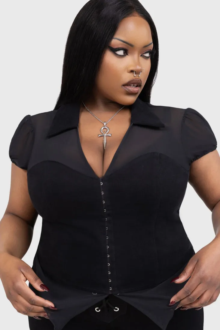 Cryptic Cora Top