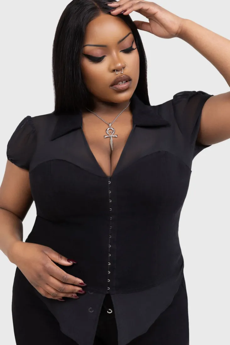 Cryptic Cora Top