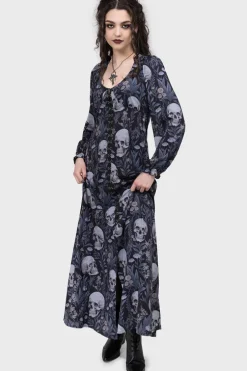 Death's Head Maxi Dress