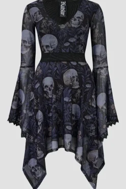Death's Head Skater Dress