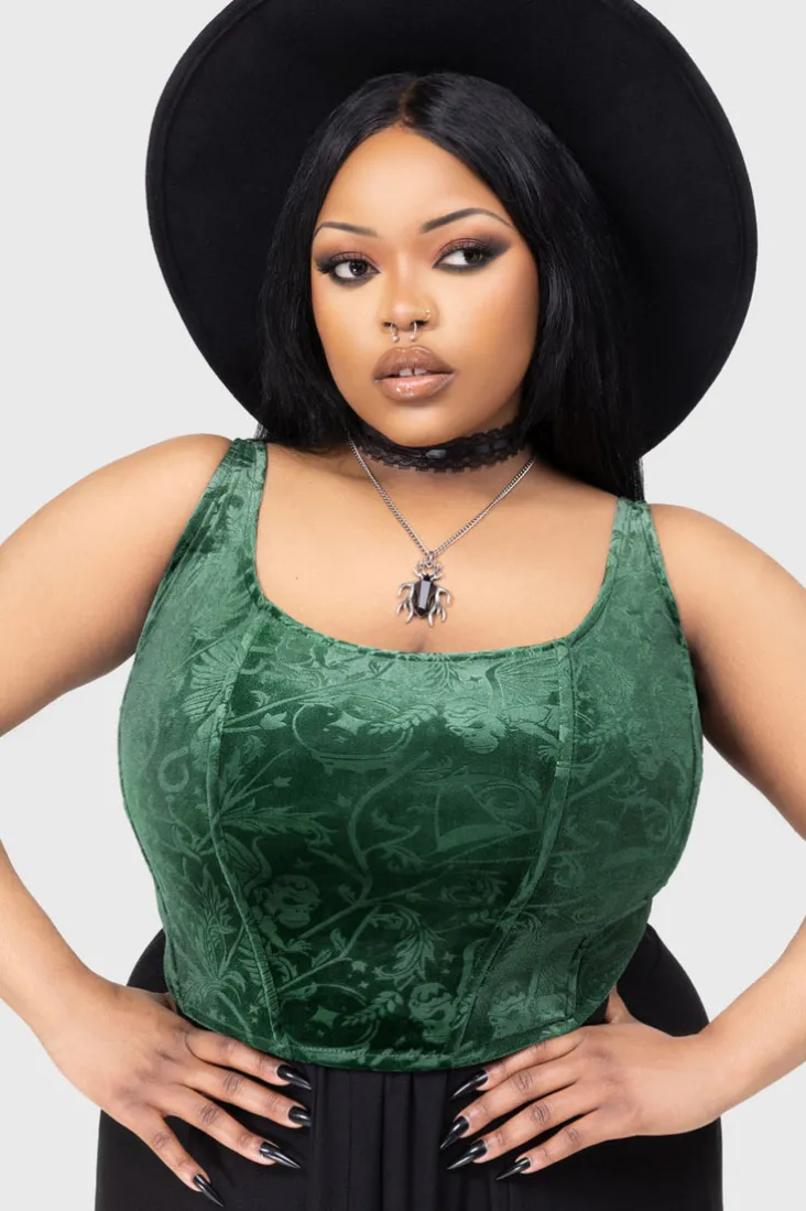 Emerald Envy Corset Top