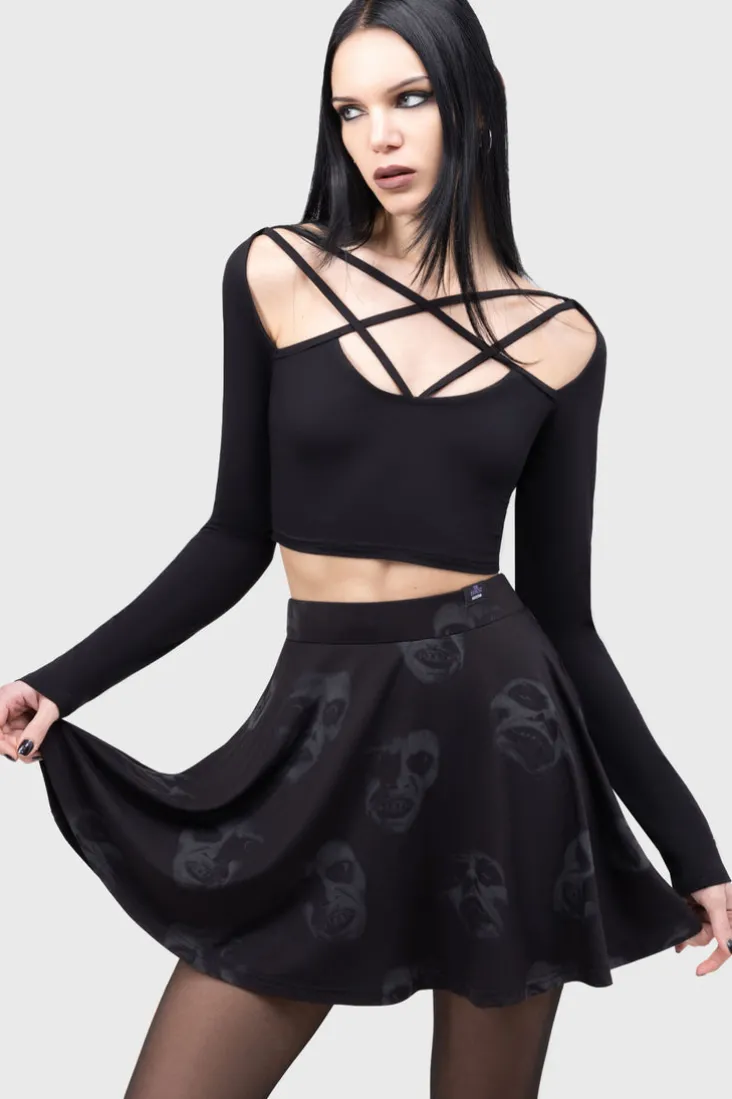 Excellent Day For An Exorcism Skater Skirt