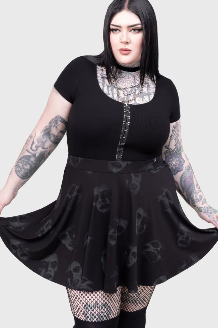 Excellent Day For An Exorcism Skater Skirt