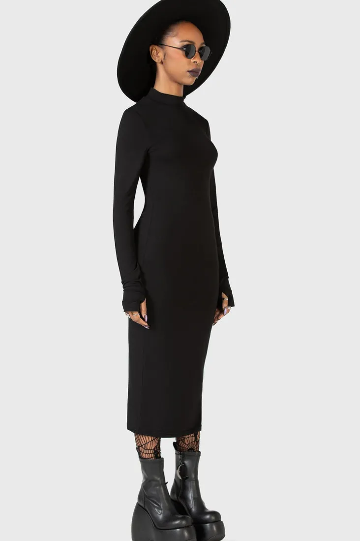 Flash Of Presence Midi Dress