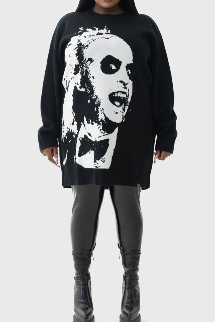 Ghost With The Most Intarsia Sweater