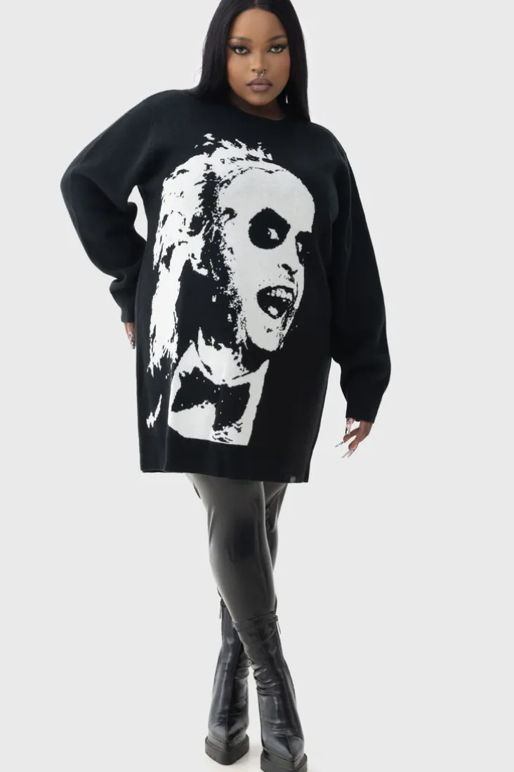 Ghost With The Most Intarsia Sweater