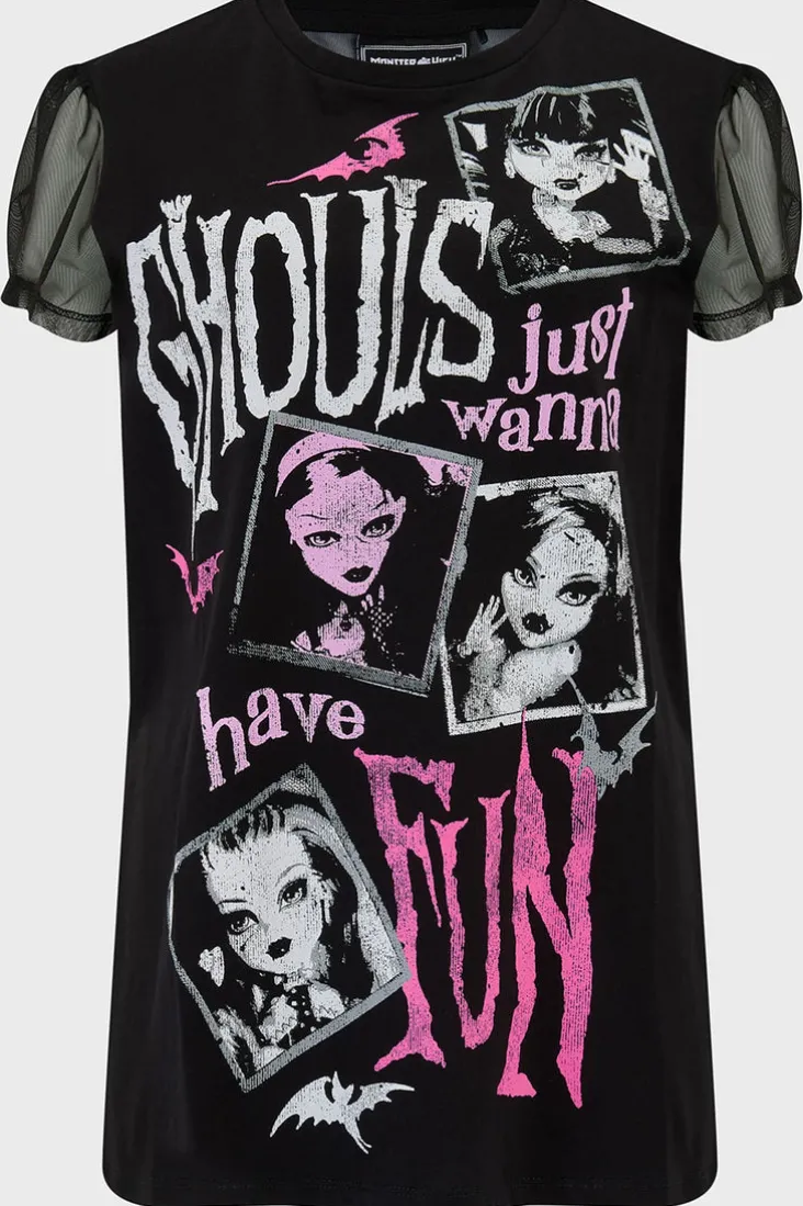 Ghoul Friends Sheer Combo Top