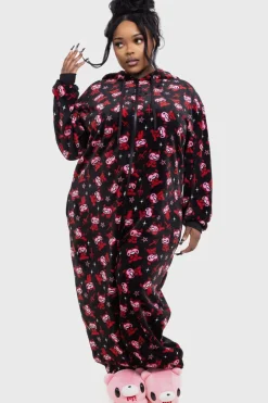 Gloomy Horns Fleece Onesie