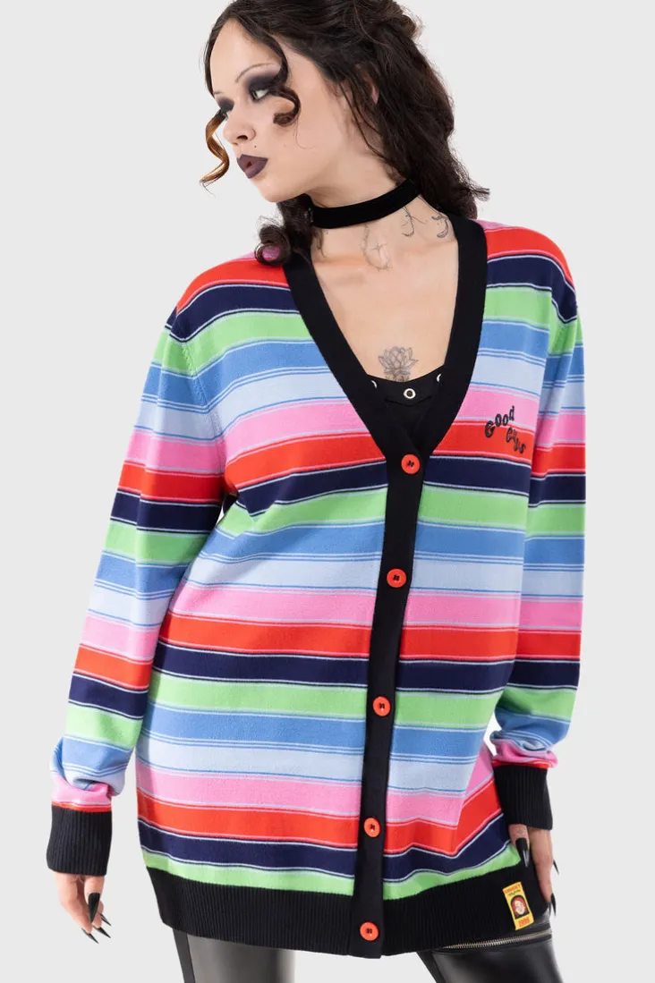 Good Guys Finish Last Knit Cardigan