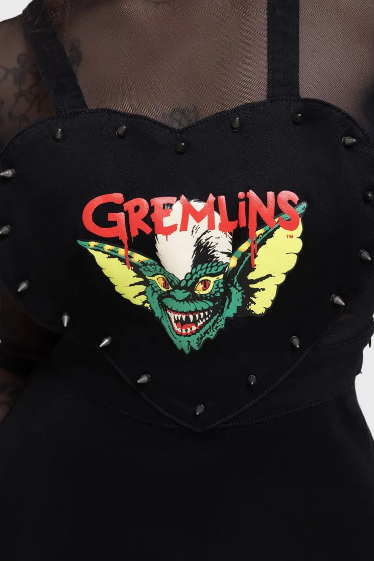 Gremlin Stripe Pinafore Dress