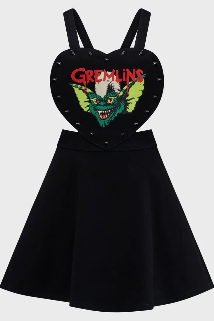 Gremlin Stripe Pinafore Dress
