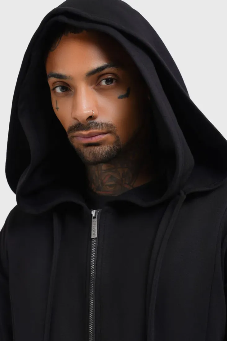 Hardcoded Poetry Longline Hoodie