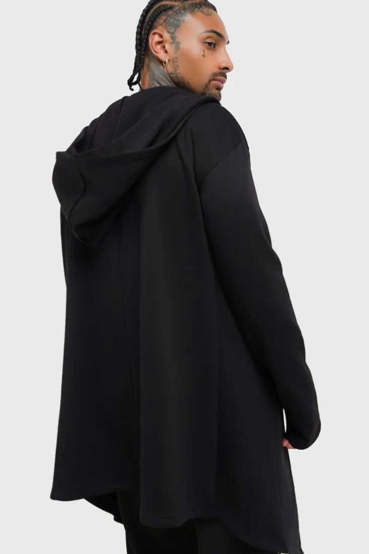 Hardcoded Poetry Longline Hoodie