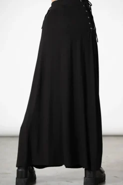 Hellverina Split Maxi Skirt