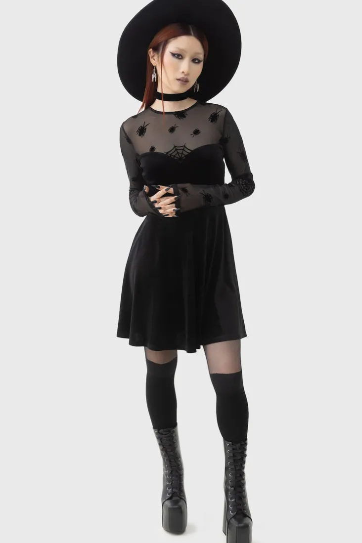 Here Lies Beetlejuice Mini Dress