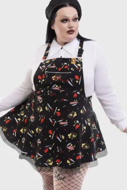 It's Time To Play Pinafore Dress