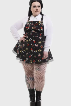 It's Time To Play Pinafore Dress
