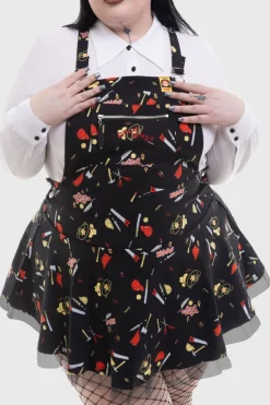It's Time To Play Pinafore Dress