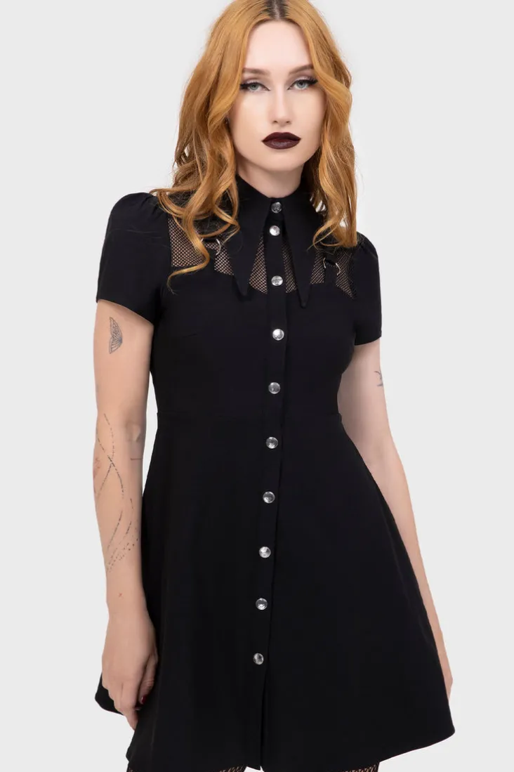 Jovana Collar & Ring Dress
