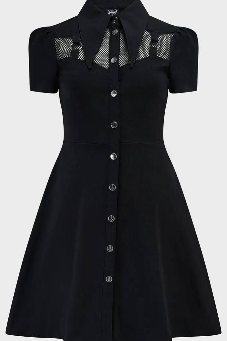 Jovana Collar & Ring Dress