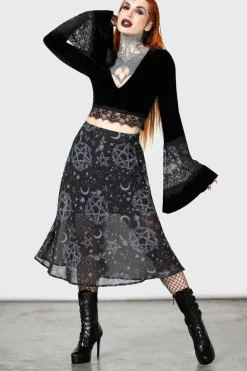 Luella Bias Midi Skirt
