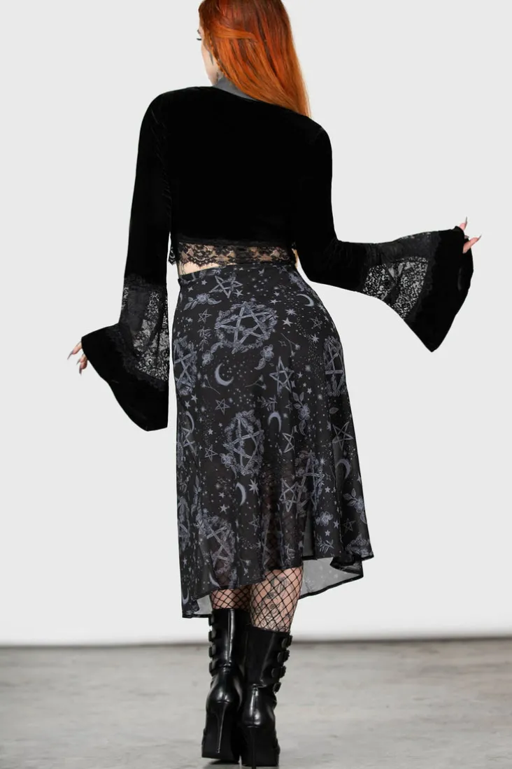 Luella Bias Midi Skirt