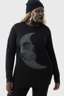 Lunar Crescent Long Sleeve Top