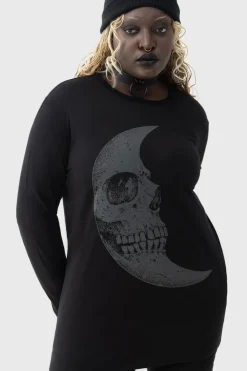 Lunar Crescent Long Sleeve Top
