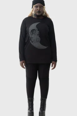 Lunar Crescent Long Sleeve Top