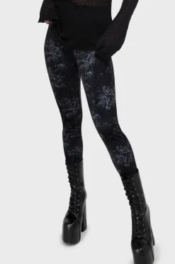 Midnight Rose Leggings