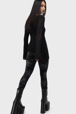 Midnight Rose Leggings