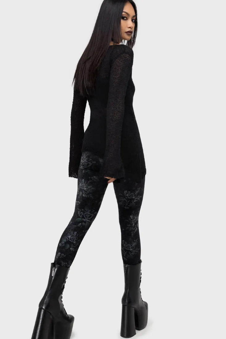 Midnight Rose Leggings