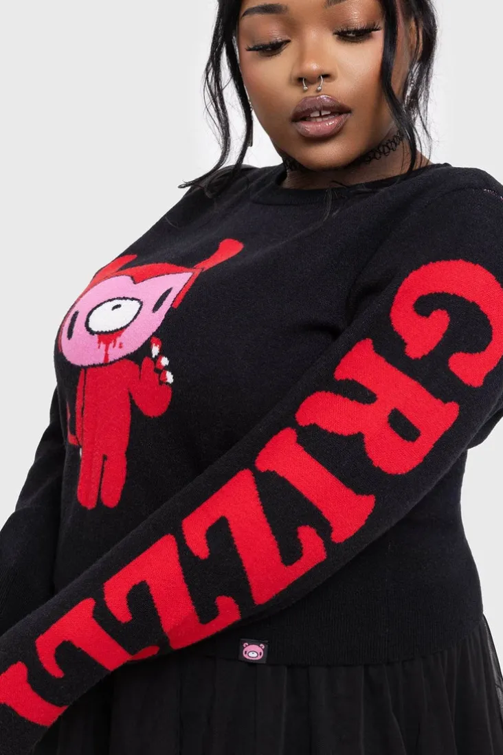 Naughty Grizzly Knit Sweater