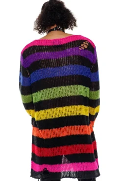 Over The Rainbow Knit Sweater