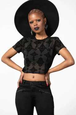 Petra Mesh Crop Top