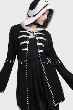 Scraps Hooded Cardigan