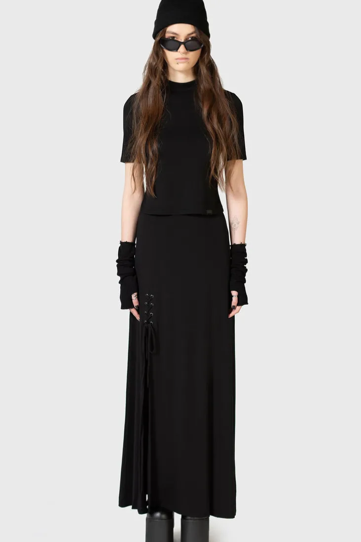 Secretly Weep Maxi Skirt