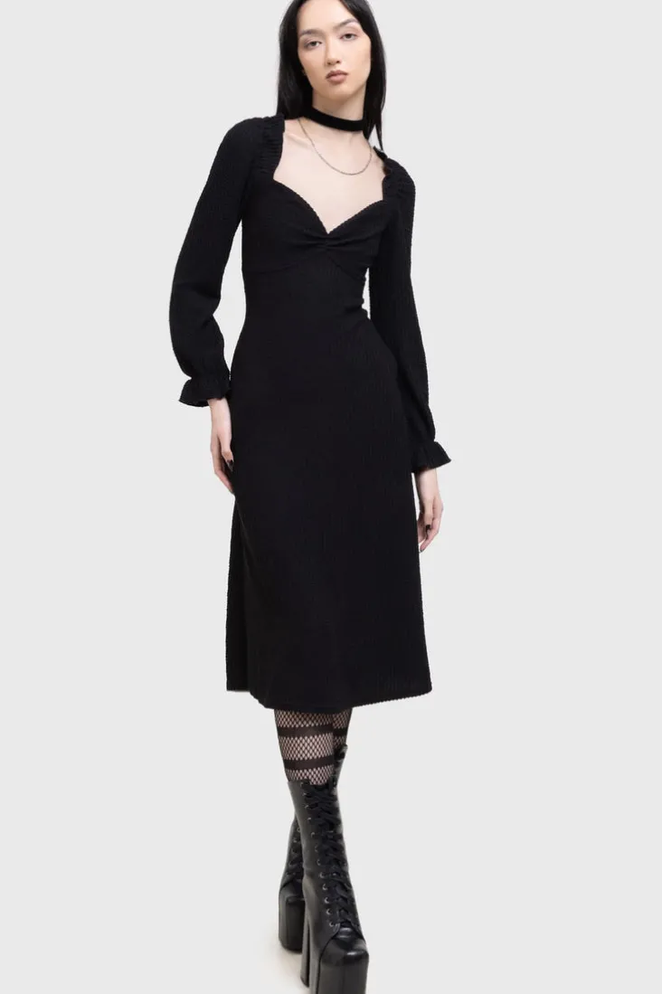 Shadow Weave Maxi Dress