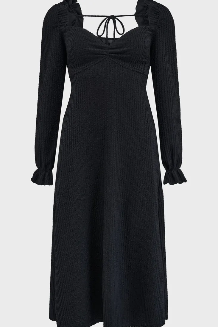 Shadow Weave Maxi Dress